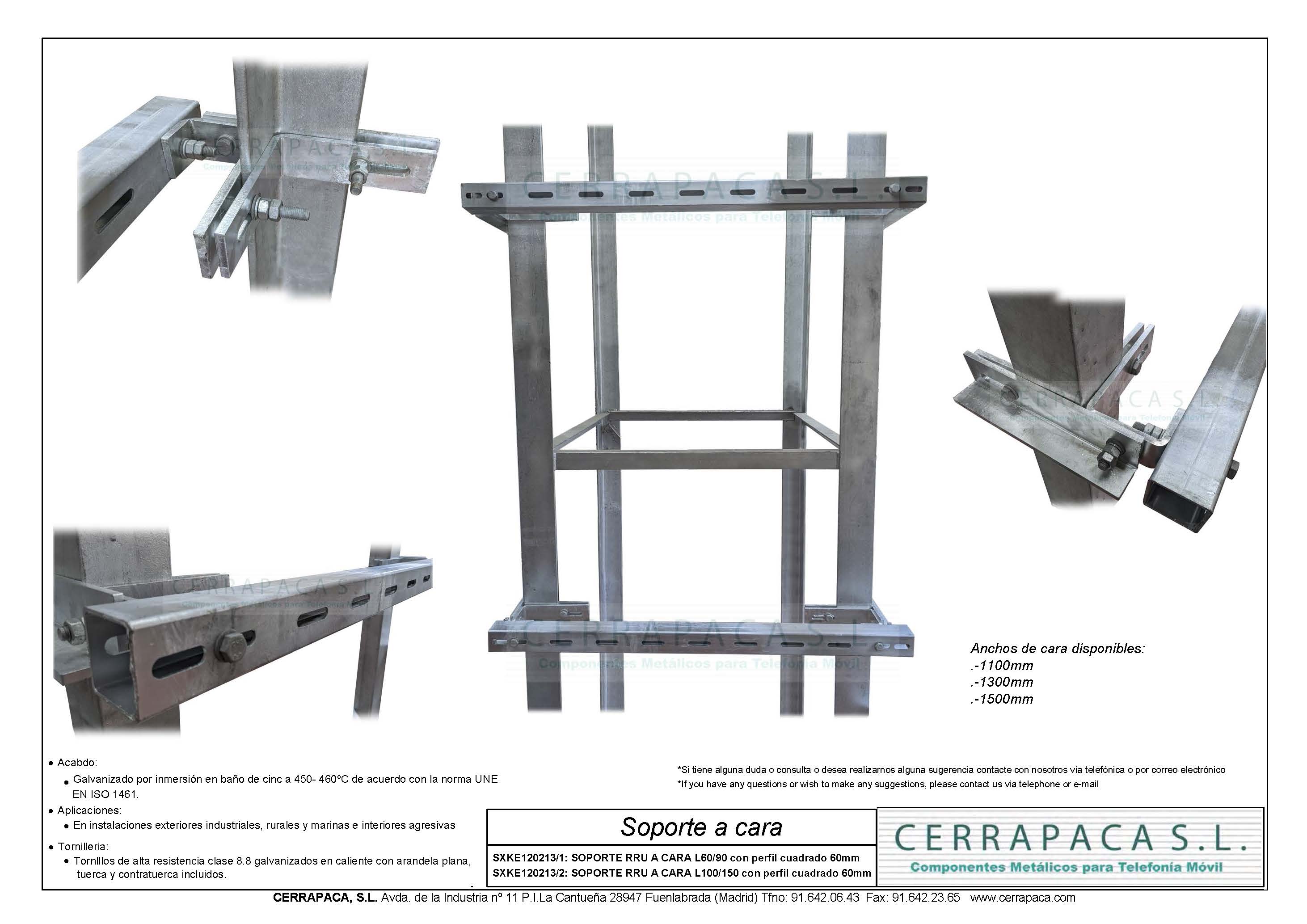 Rru Support Soporte RRU a cara Gen 2 | Cerrapaca