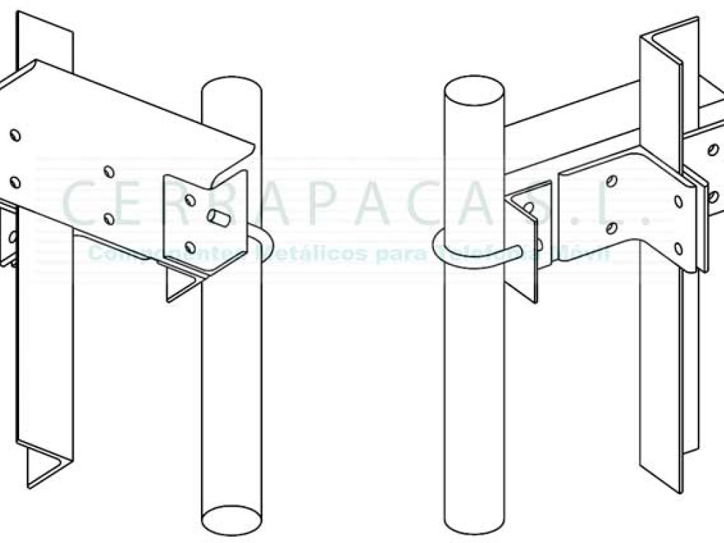 soportes y Herrajes modelos ATE Telxius