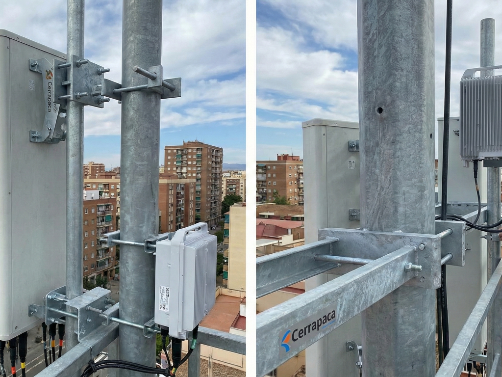 CERRAPACA soportes para telecomunicaciones y herrajes galvanizados